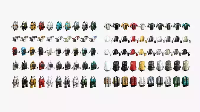 100 Jetpacks Super Collection - SciFi Character Design 