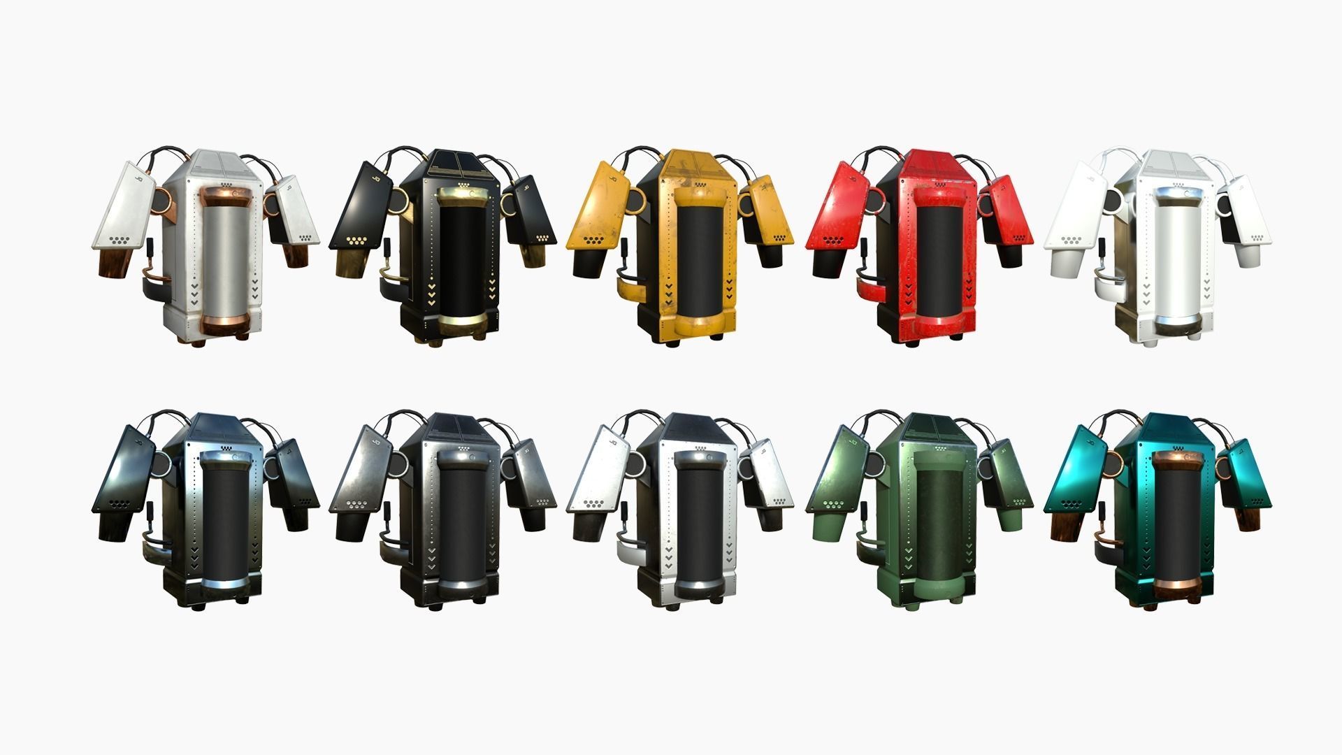100 Jetpacks Super Collection - SciFi Character Design _8