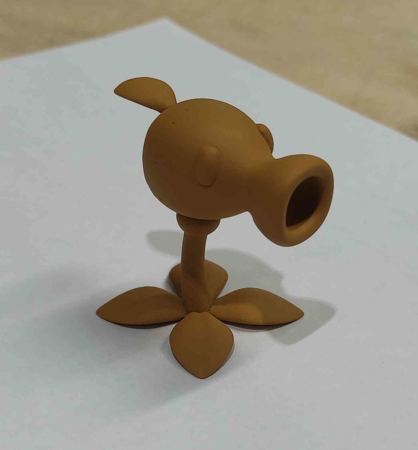 Simple Peashooter 3D print model_2