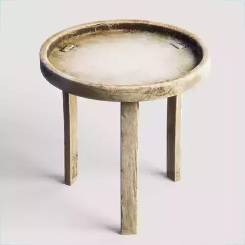 Vintage Wooden End Table