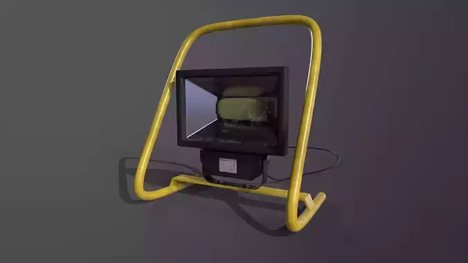 Construction spotlight 3D model