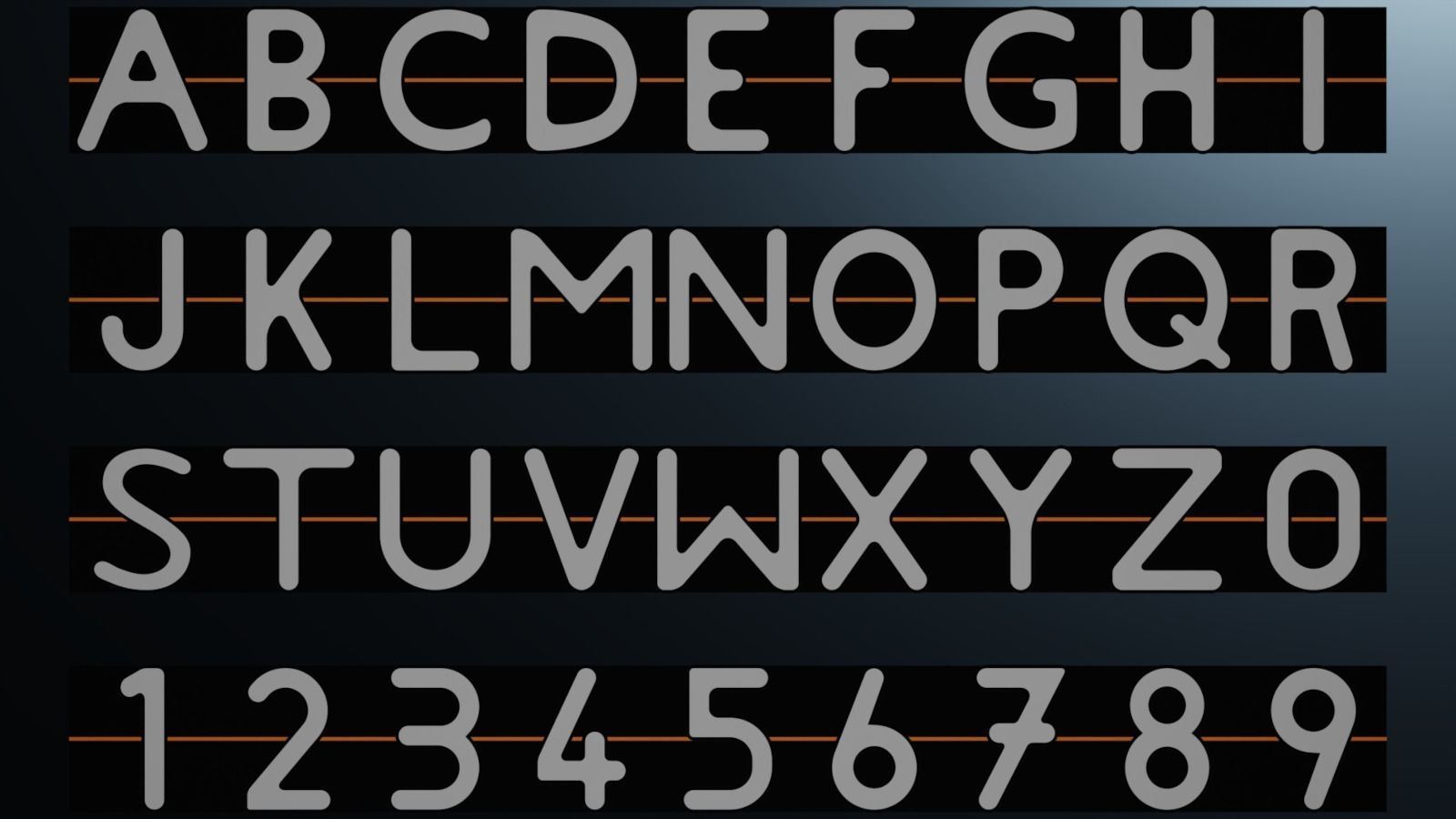 ABC Letters Numbers - Mutiuse Decal Pack - Decal Machine Ready Texture_6