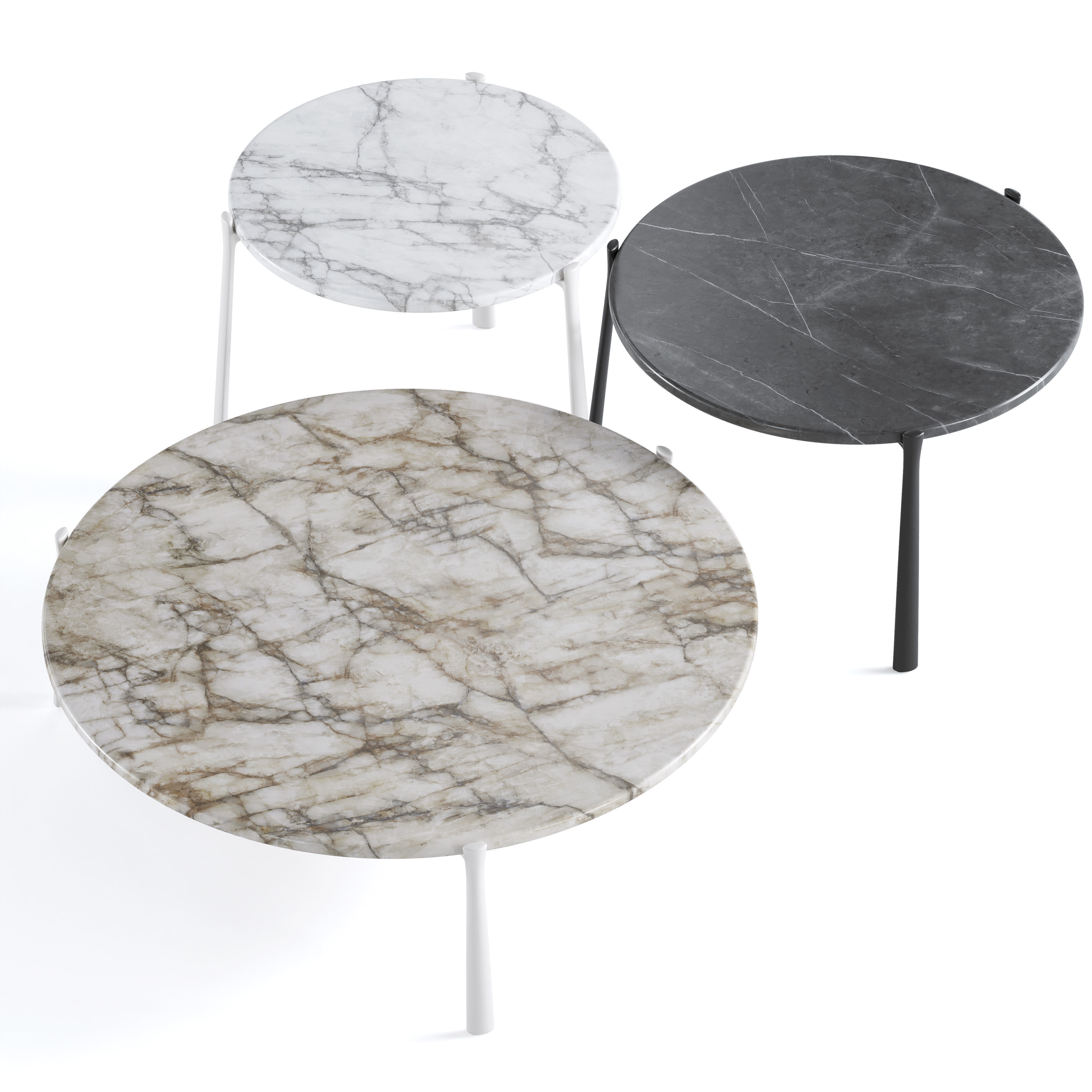 Tribu Branch Low Tables 3D model_2