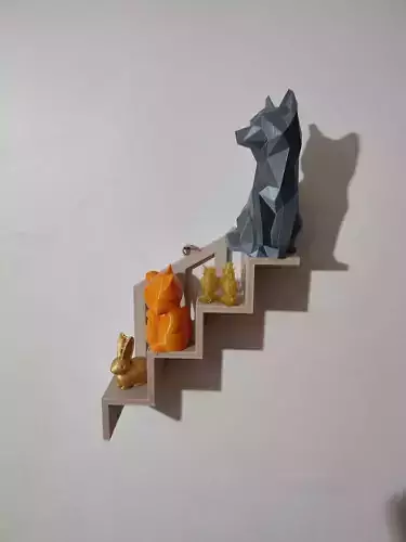 Wooden Shelf  for our little prints