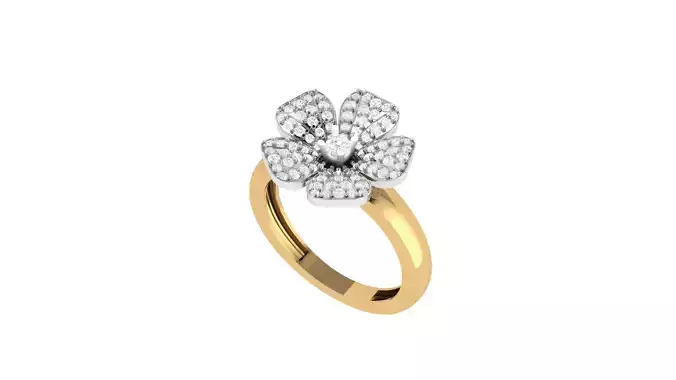 Turning Flower Ring