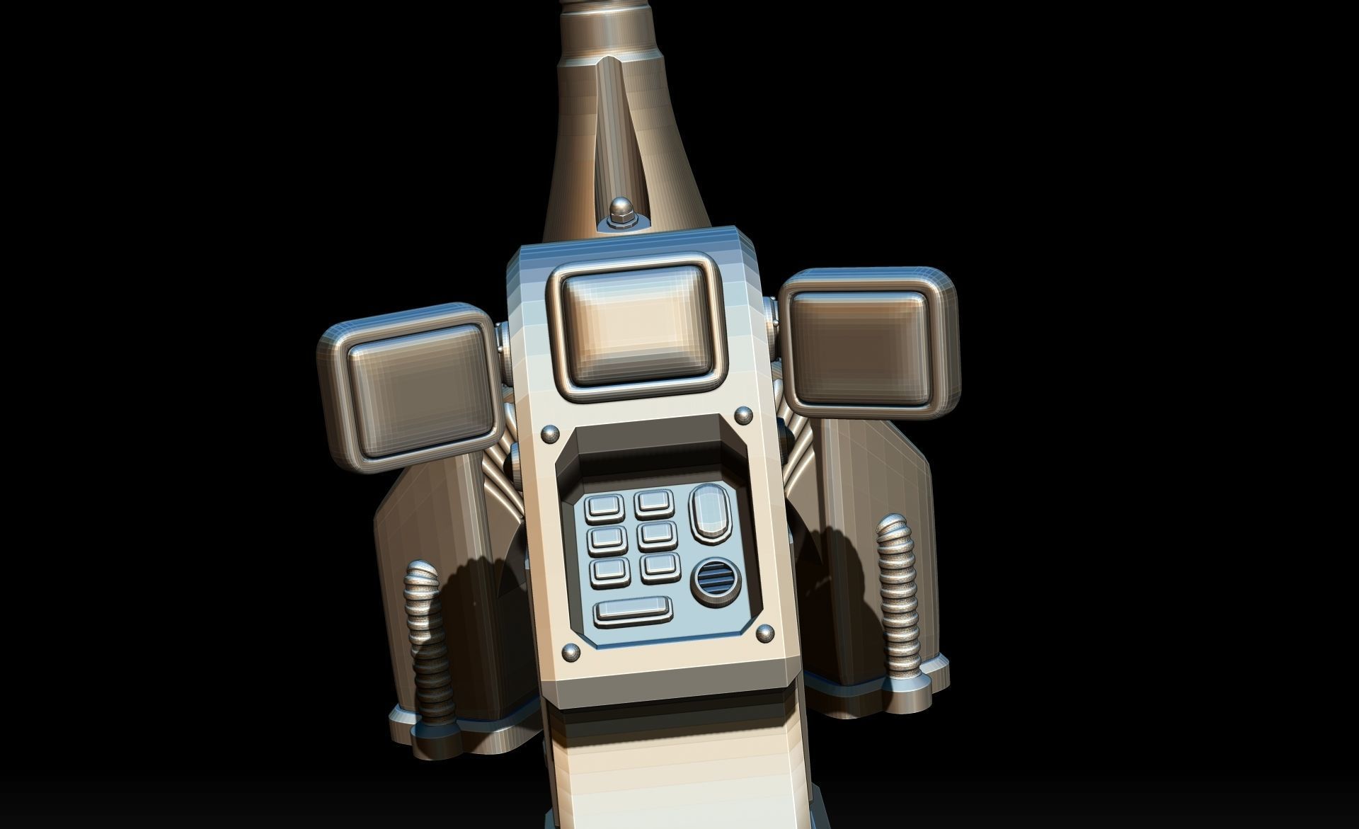 COMMUNICATION ANTENNA - PRINTABLE MODEL - SCI FI Free 3D print model_7