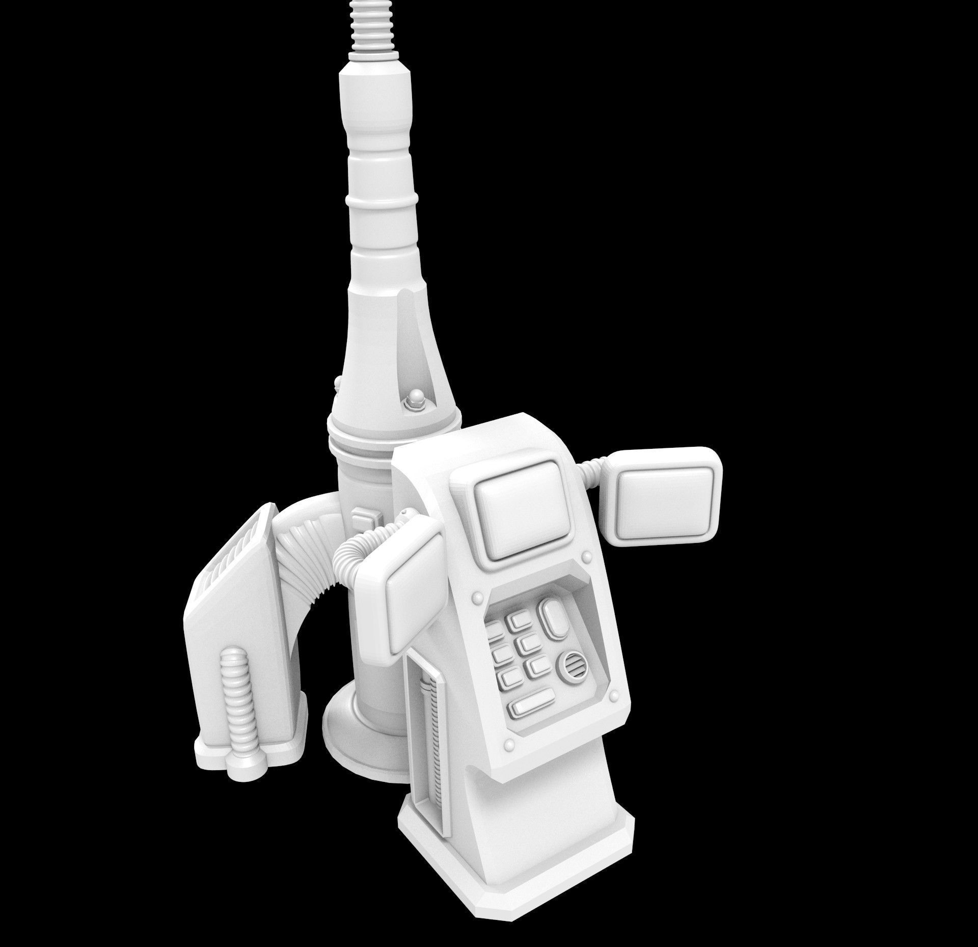 COMMUNICATION ANTENNA - PRINTABLE MODEL - SCI FI Free 3D print model_2