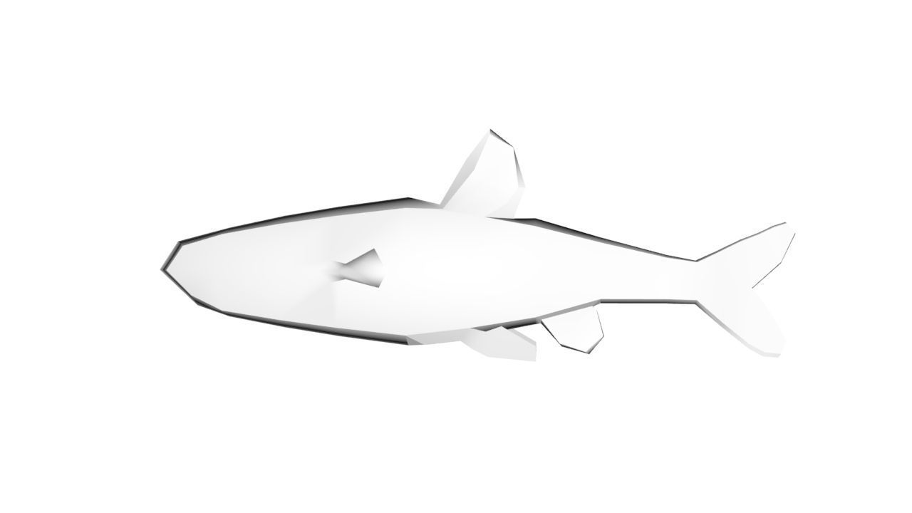 3D model small fish 3d model VR / AR / low-poly | CGTrader
