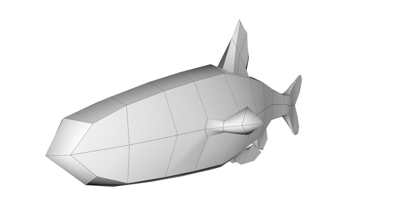 3D model small fish 3d model VR / AR / low-poly | CGTrader