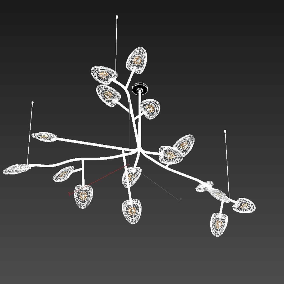 Monologue London Bocci Chandelier  3D model_7