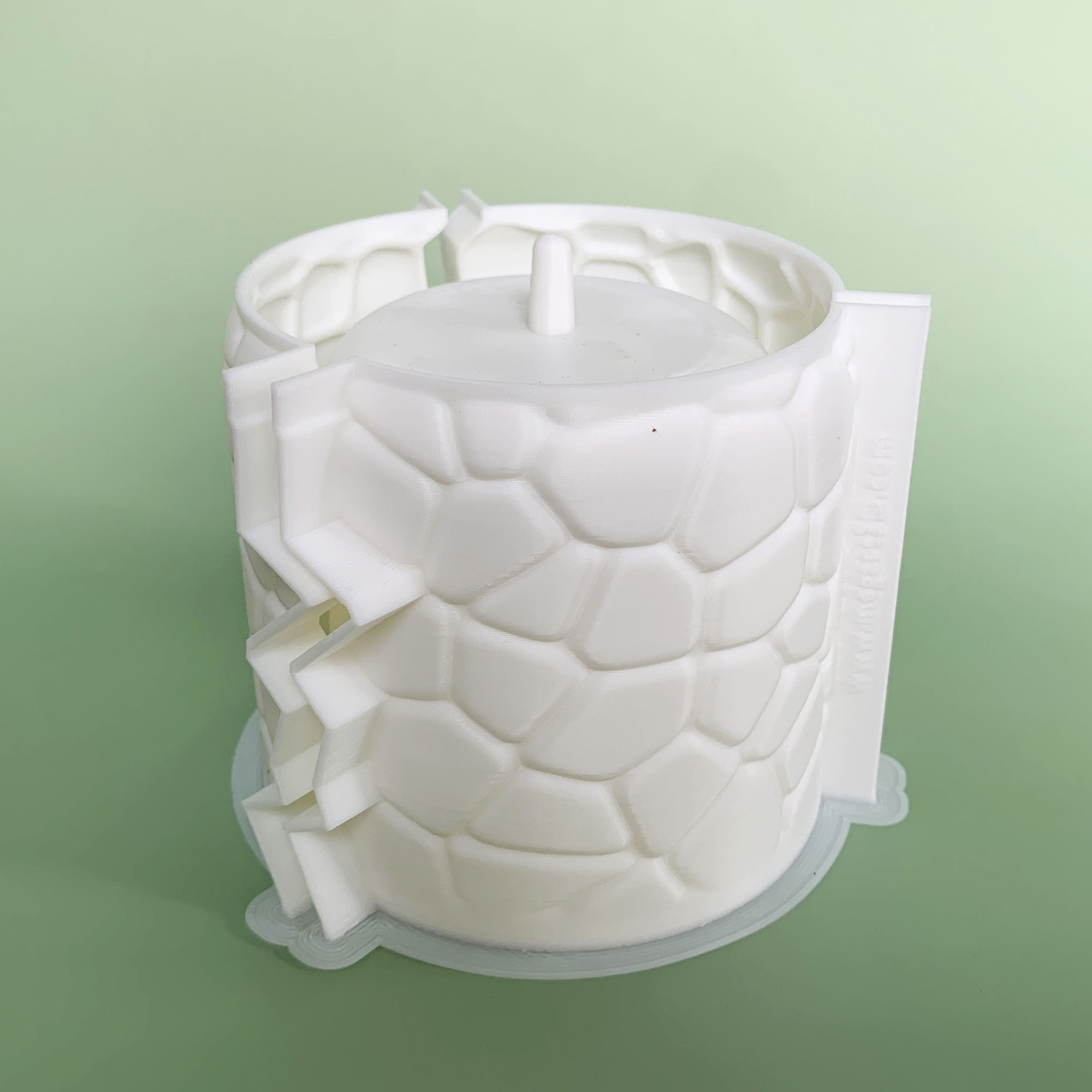 Small stone Pot mold - Include Pot file for print 3D print model_2