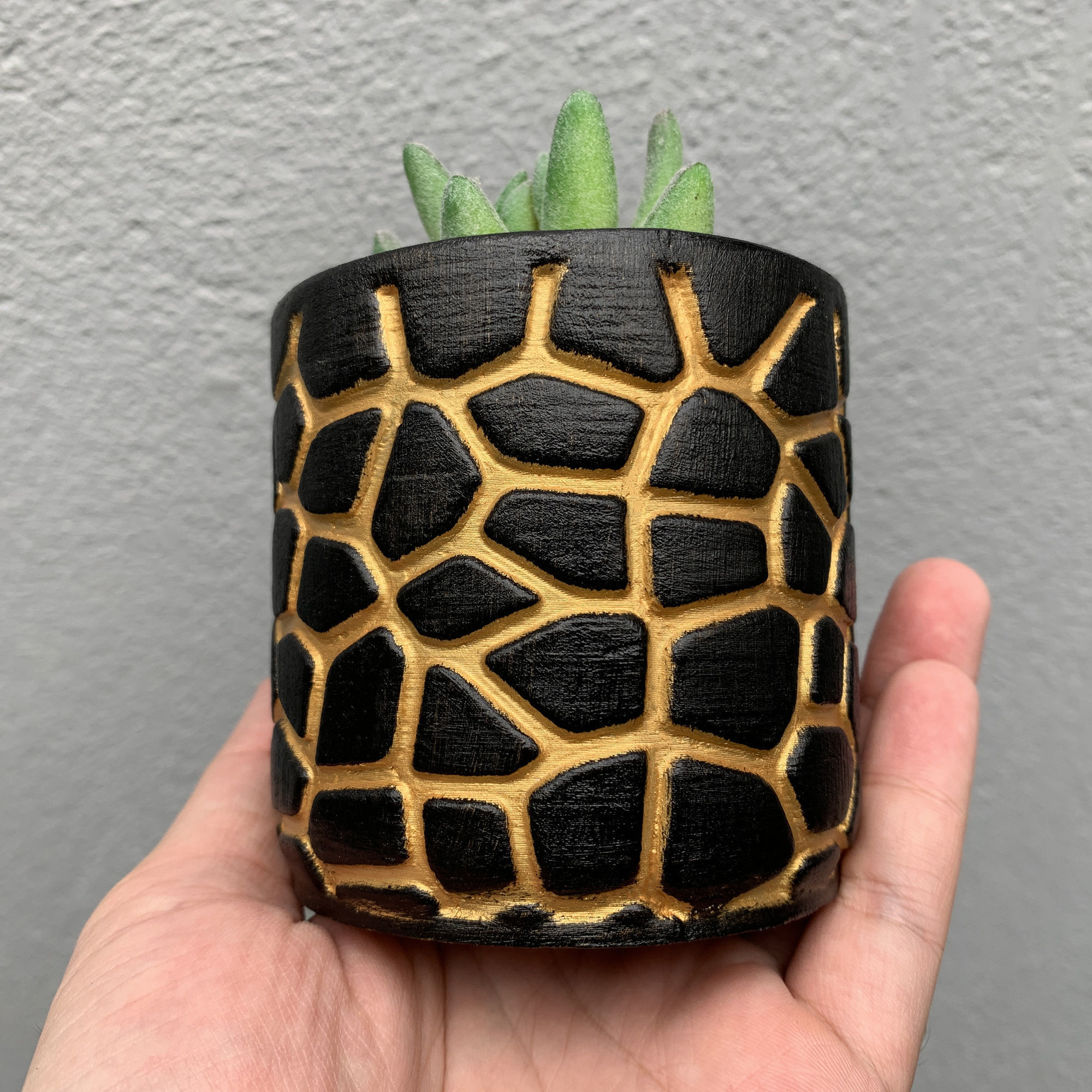 Small stone Pot mold - Include Pot file for print 3D print model_5