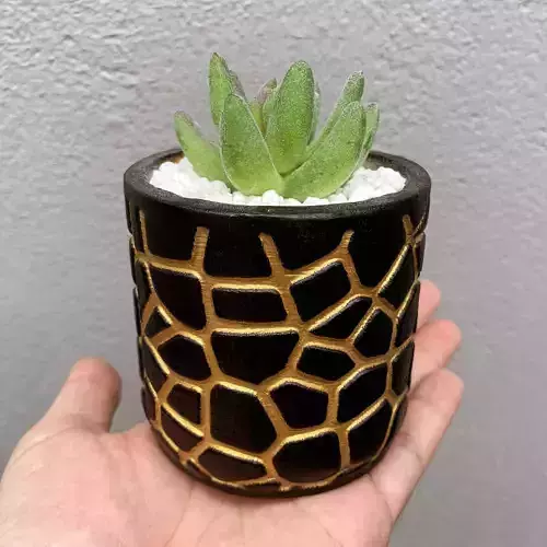 Small stone Pot mold - Include Pot file for print 3D print model