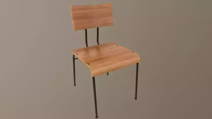 Modern Chair 3D Model AR VR