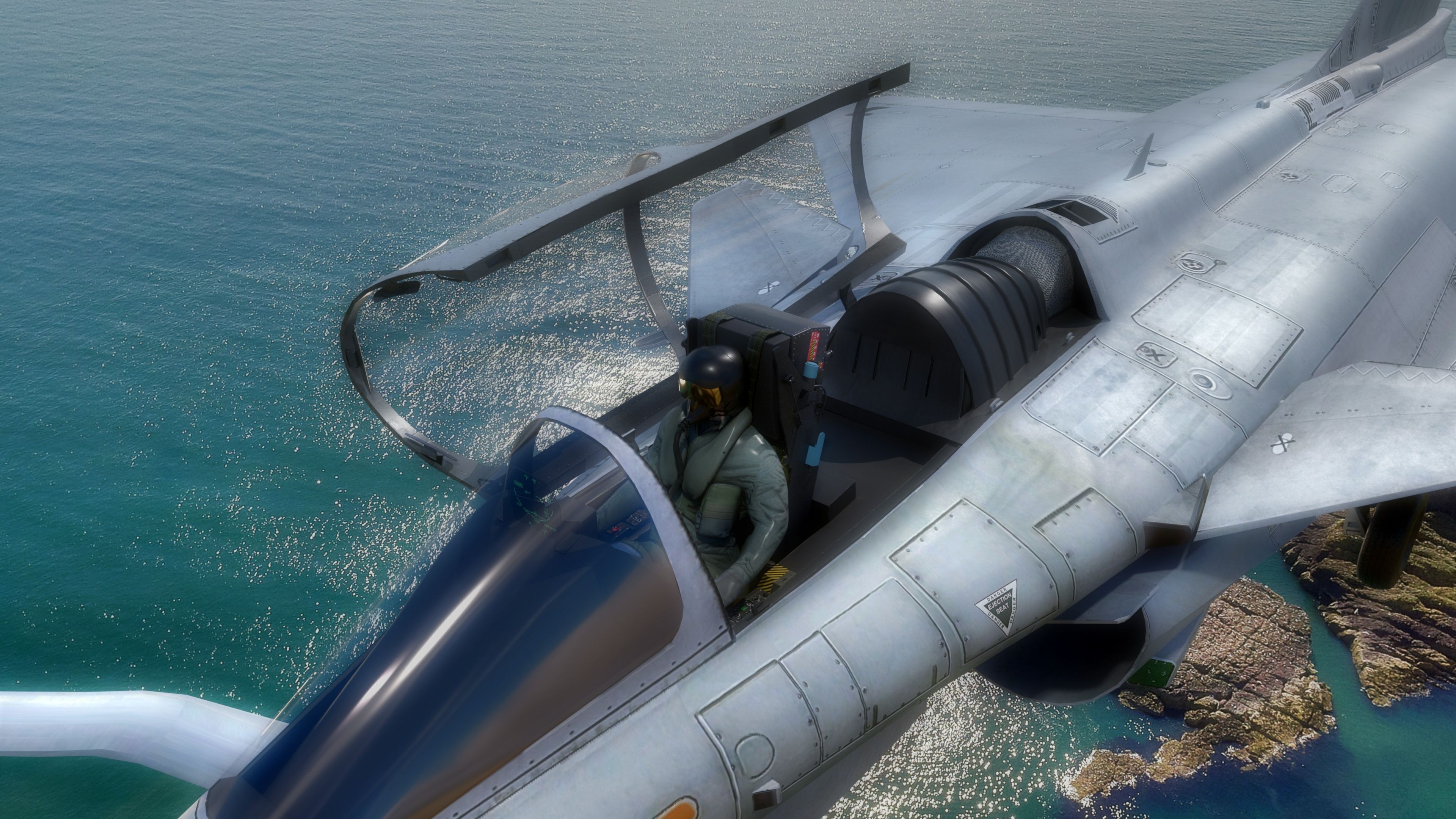 Dassault Rafale M - Rigged - High Resolution Cocpit Low-poly 3D model_13