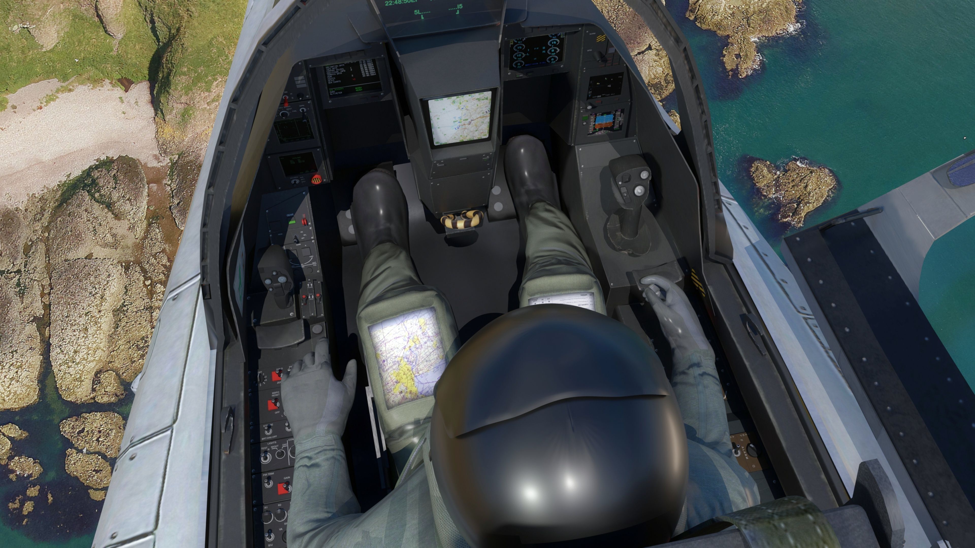 Dassault Rafale M - Rigged - High Resolution Cocpit Low-poly 3D model_14