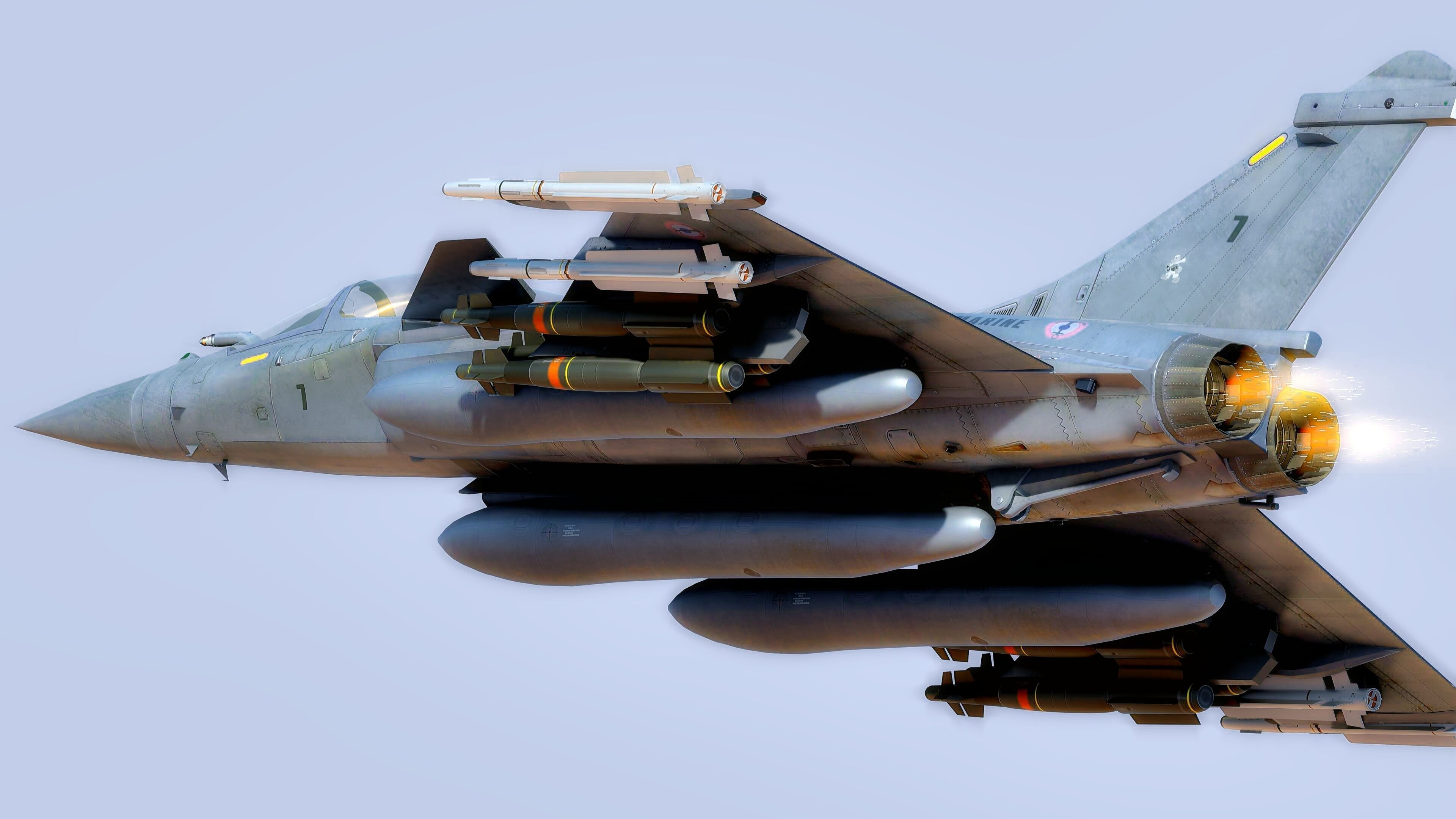 Dassault Rafale M - Rigged - High Resolution Cocpit Low-poly 3D model_19