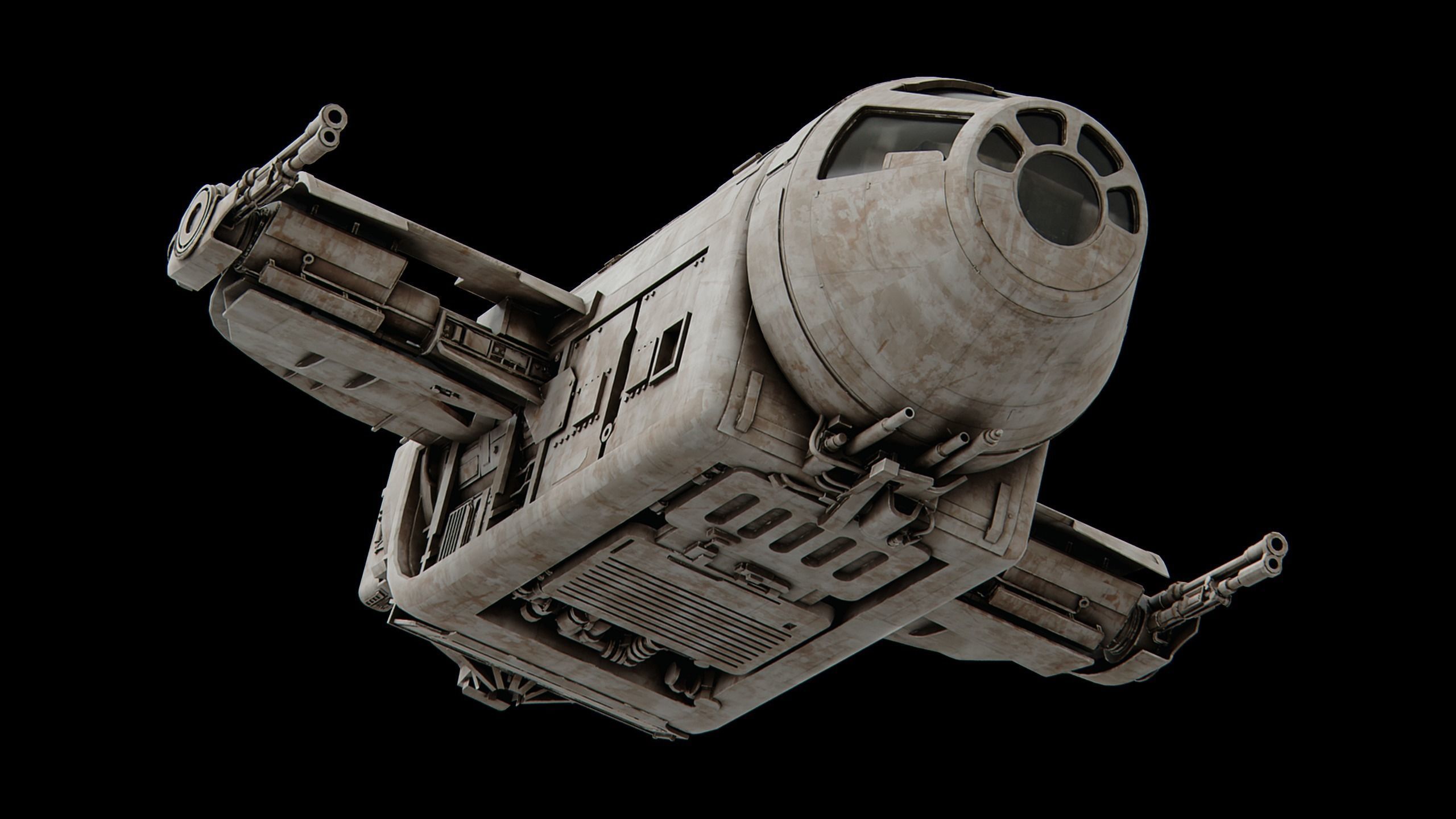 Rebel attack shuttle Cargowisp - Star Wars 3D model_3