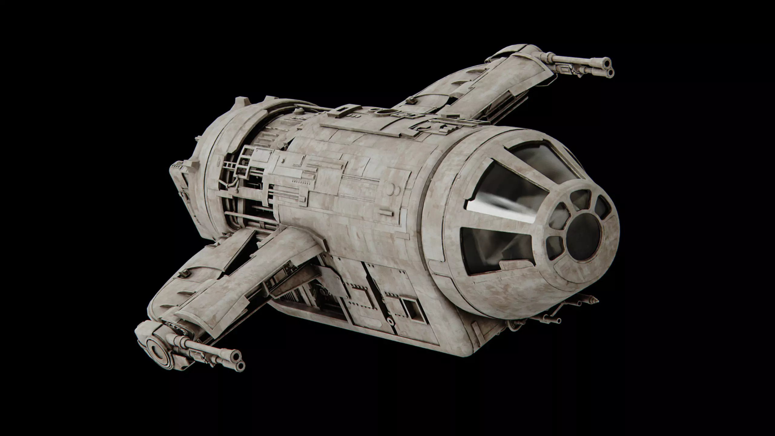 Rebel attack shuttle Cargowisp - Star Wars 3D model_0