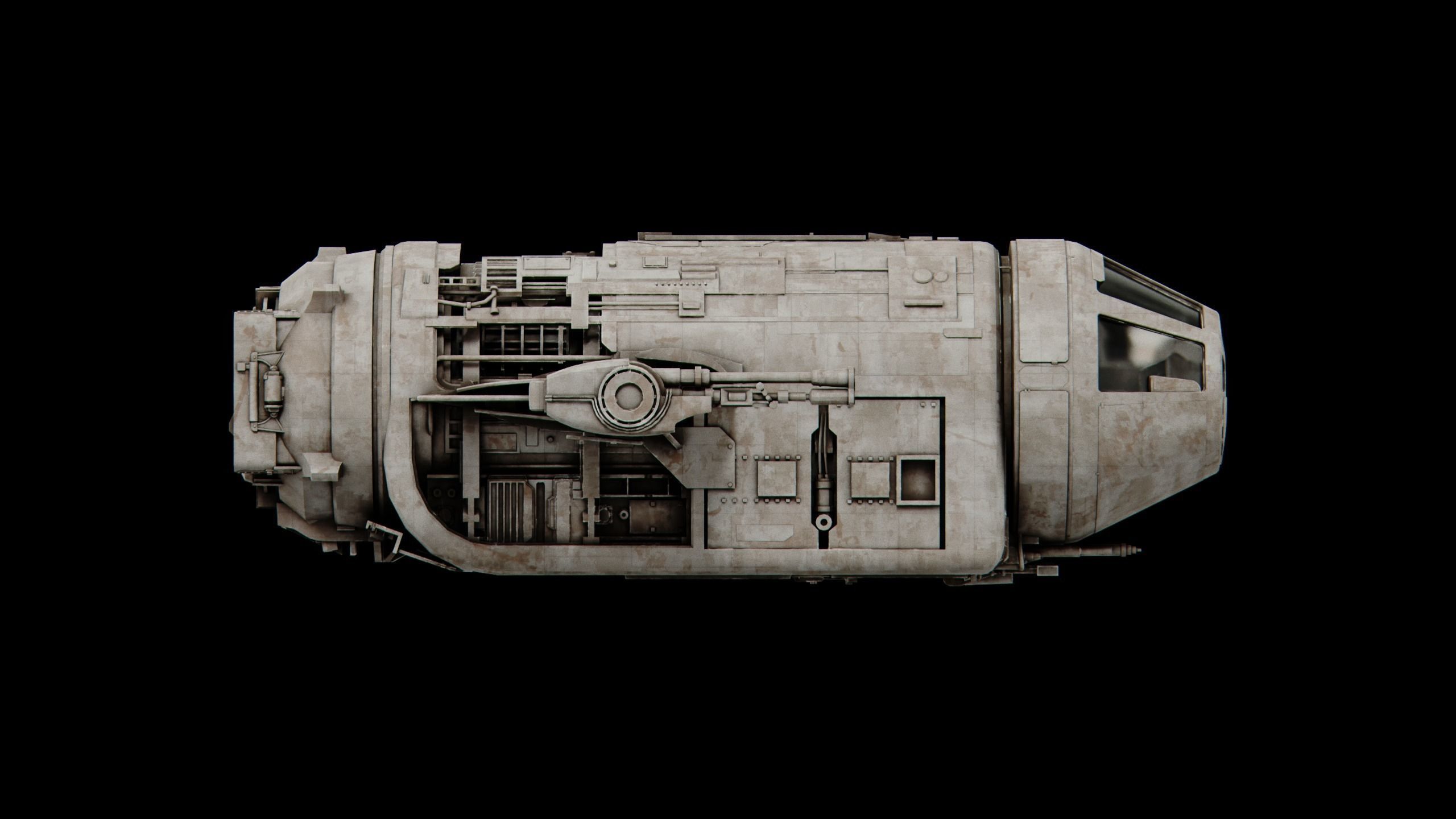 Rebel attack shuttle Cargowisp - Star Wars 3D model_2