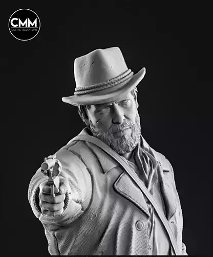 Red dead redemption fan art 3D print model