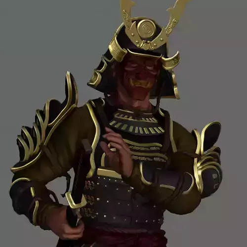 Samurai 3D print model