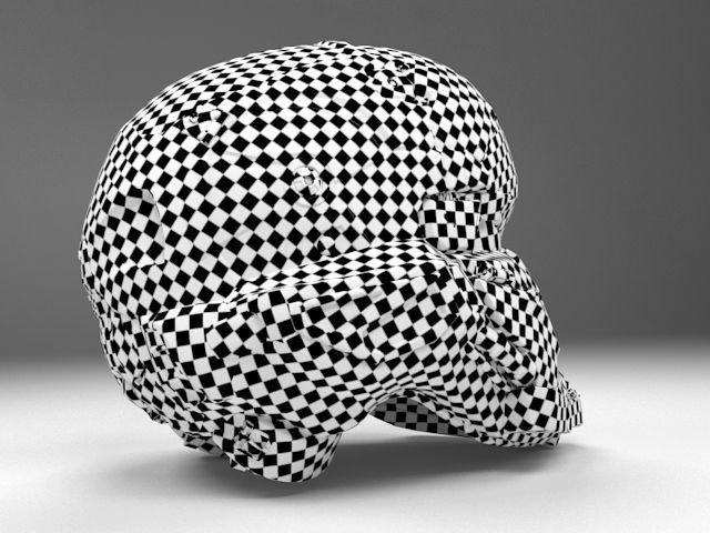 scifi helmet Low-poly 3D model Low-poly 3D model_8