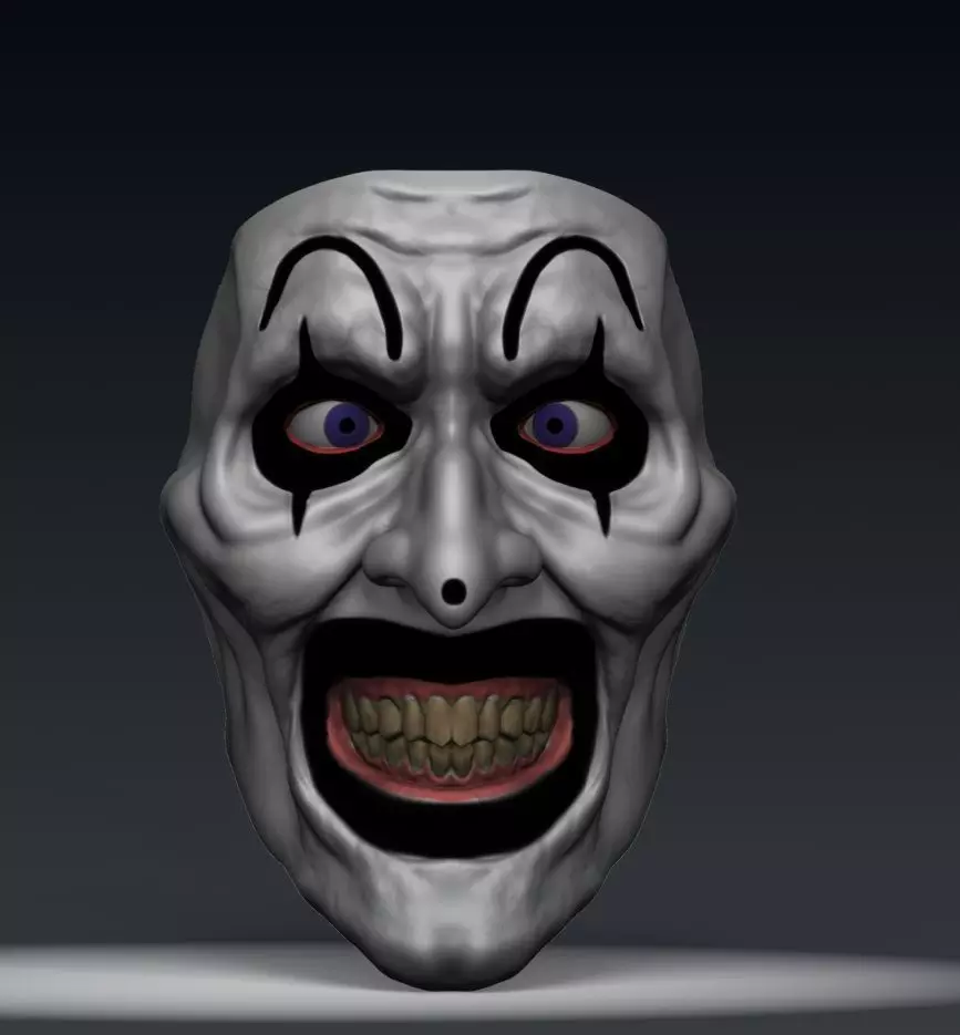 Terrifier mask  3D print model_0