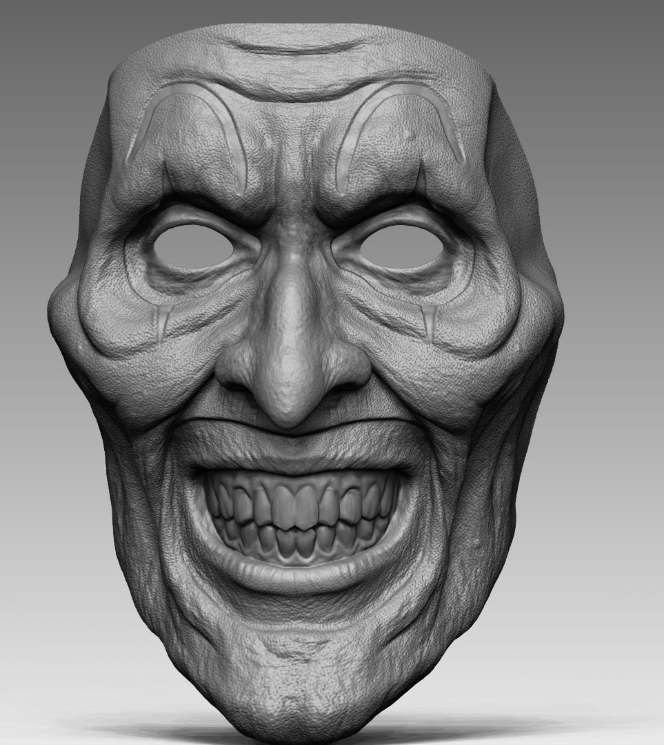 Terrifier mask  3D print model_1