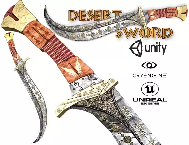 Desert Sword  Game Ready