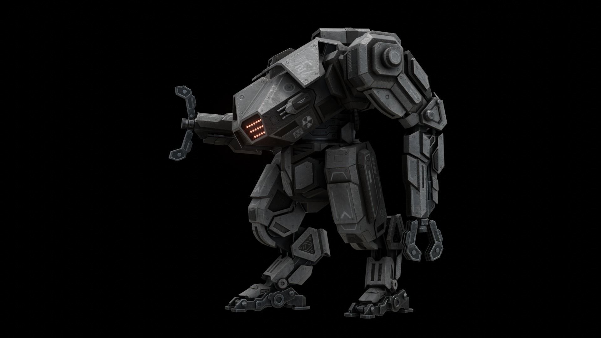 Sci-fi Military  3D Model Collection_9