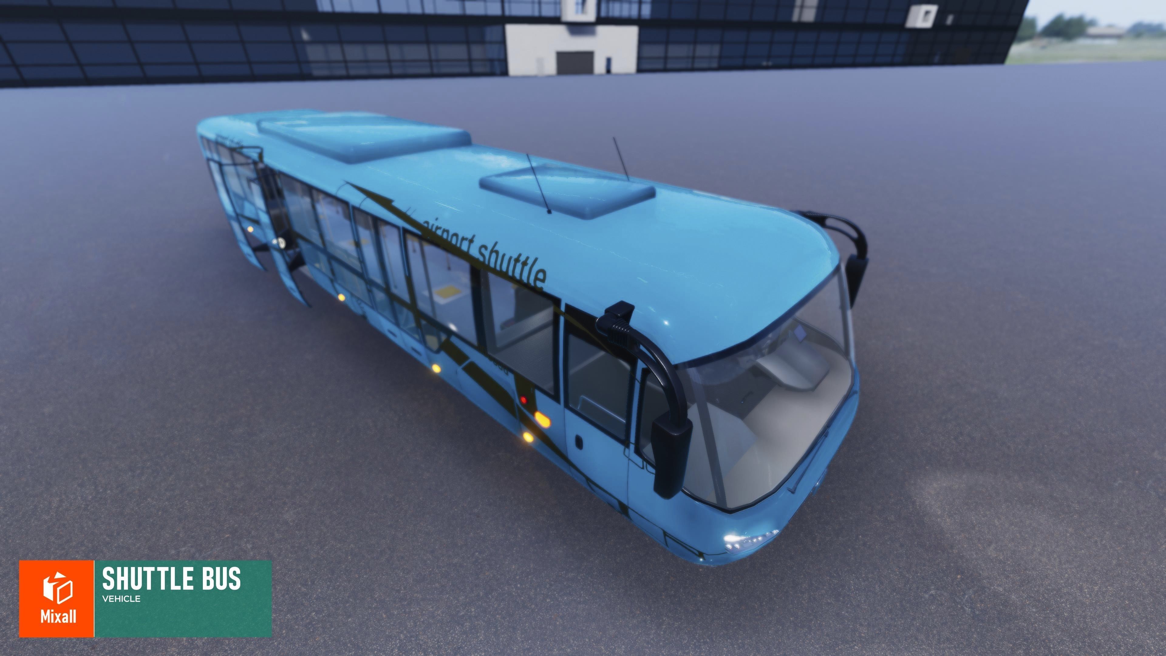 Shuttle bus - Vehicle 3D model_9