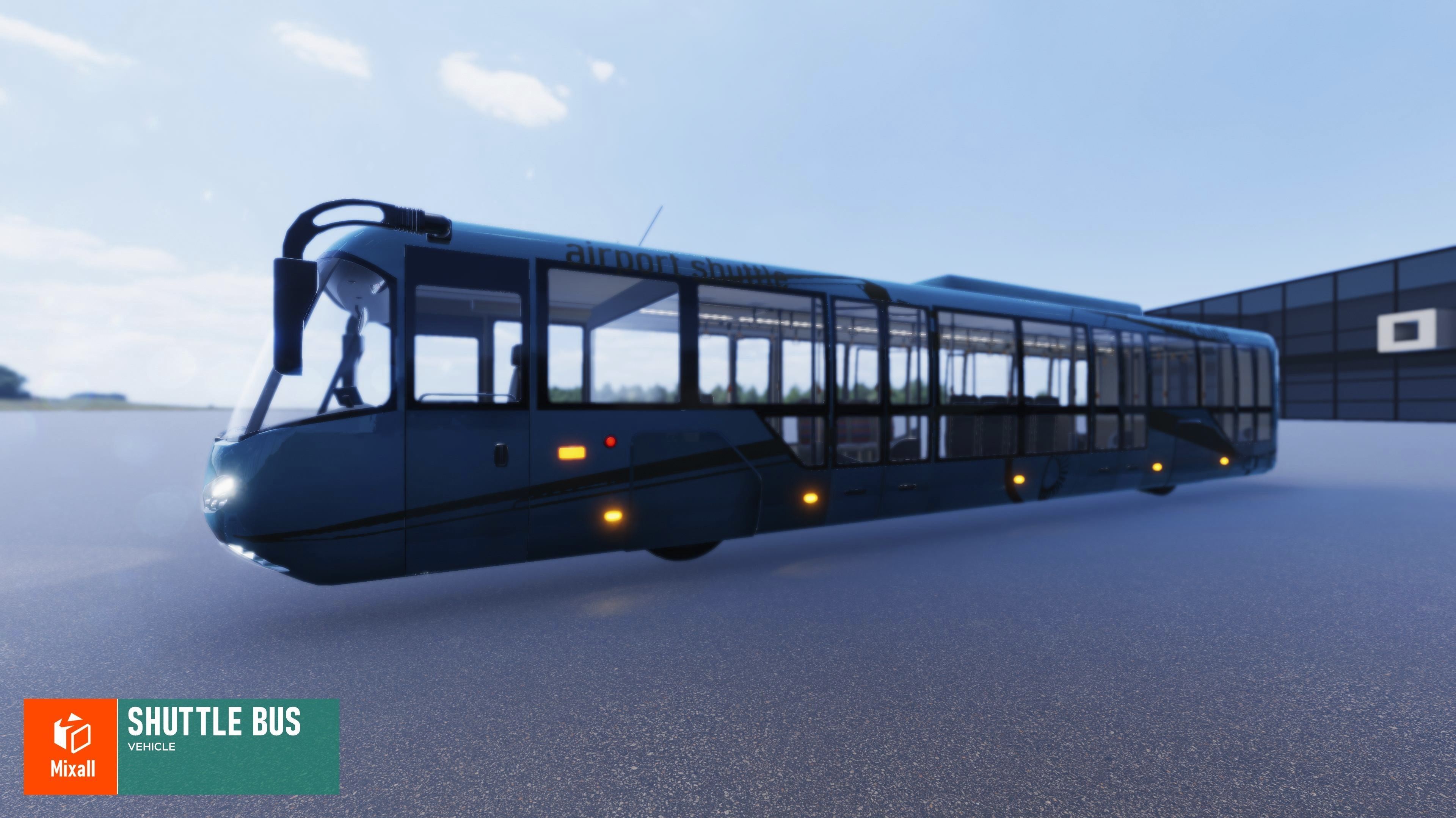Shuttle bus - Vehicle 3D model_5