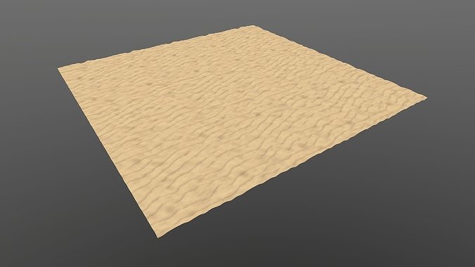 Desert Terrain 3D Model AR VR 3D model