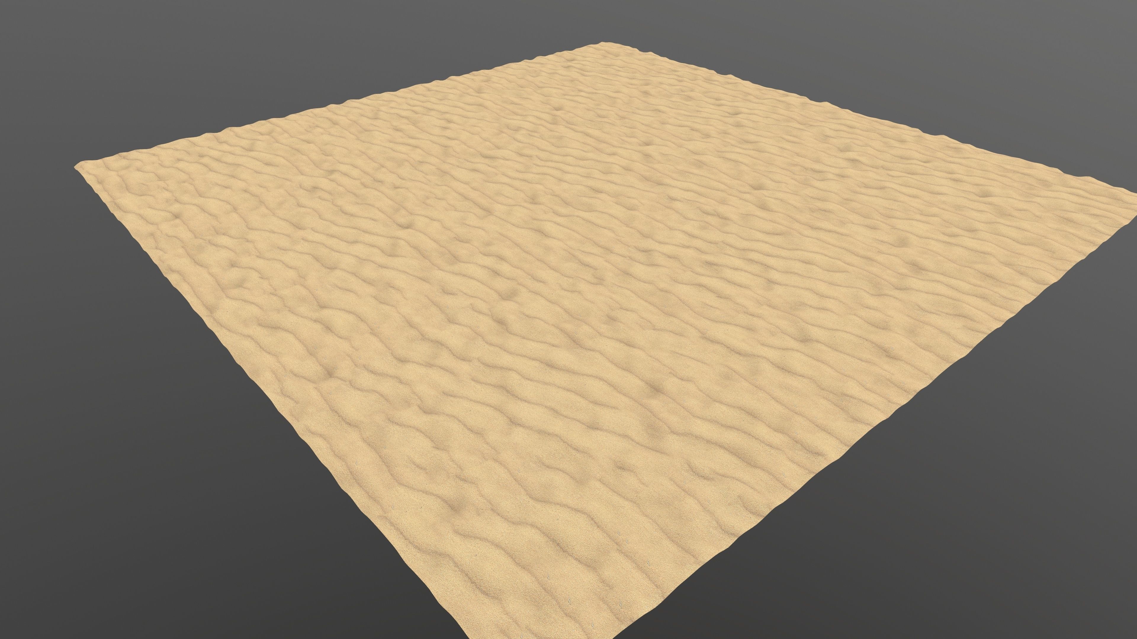 Desert Terrain 3D Model AR VR 3D model_4