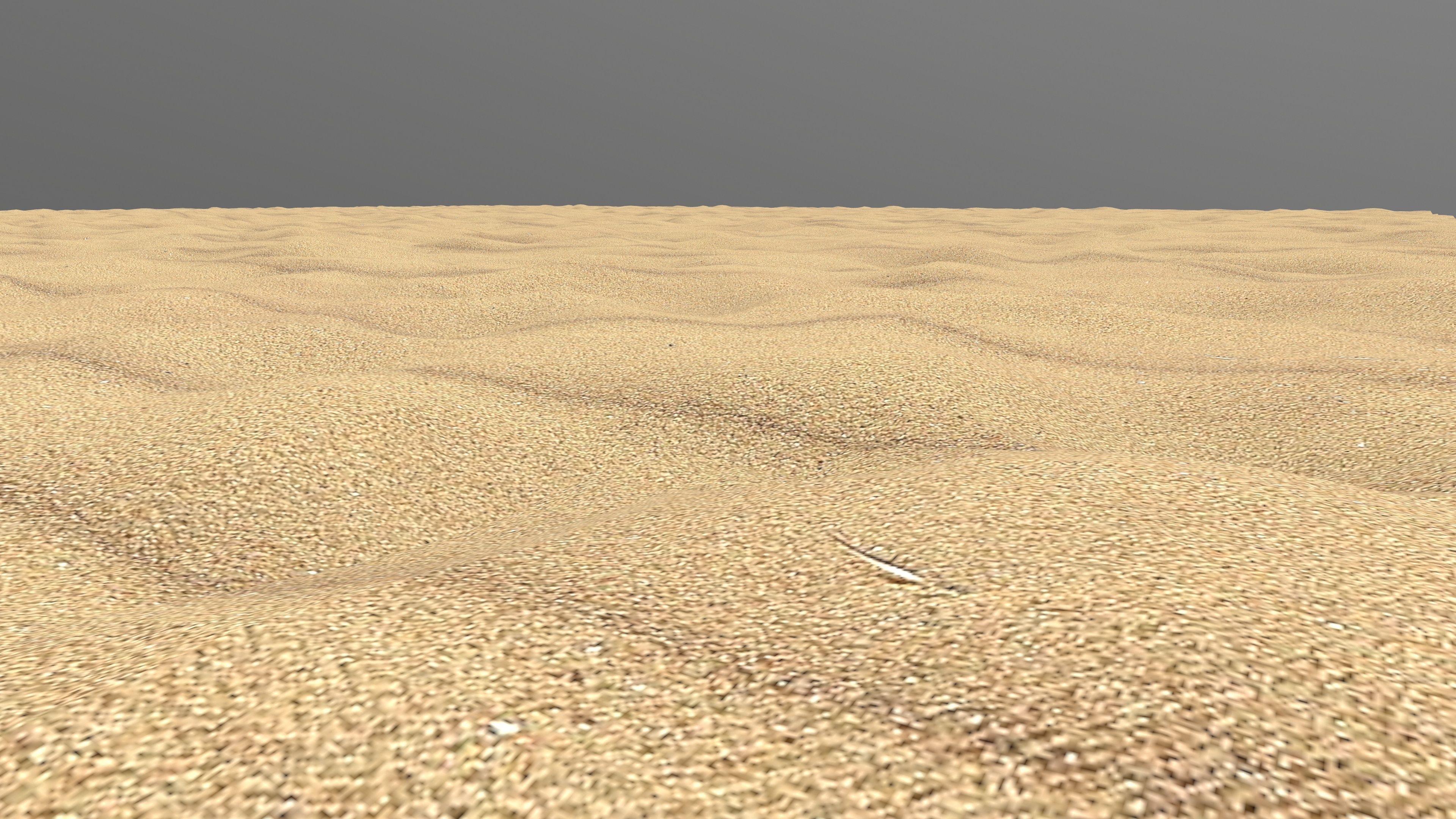 Desert Terrain 3D Model AR VR 3D model_6