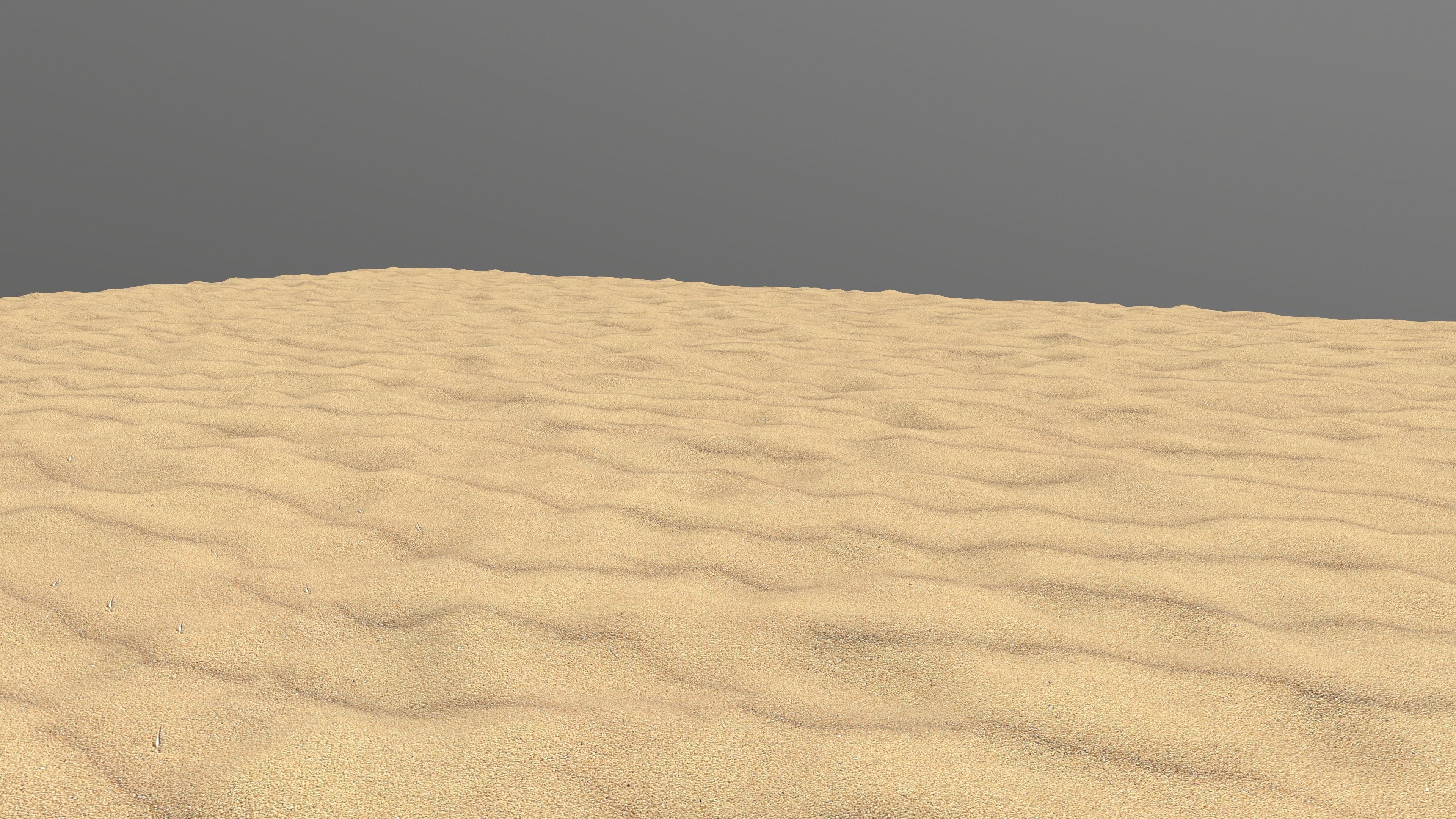 Desert Terrain 3D Model AR VR 3D model_7