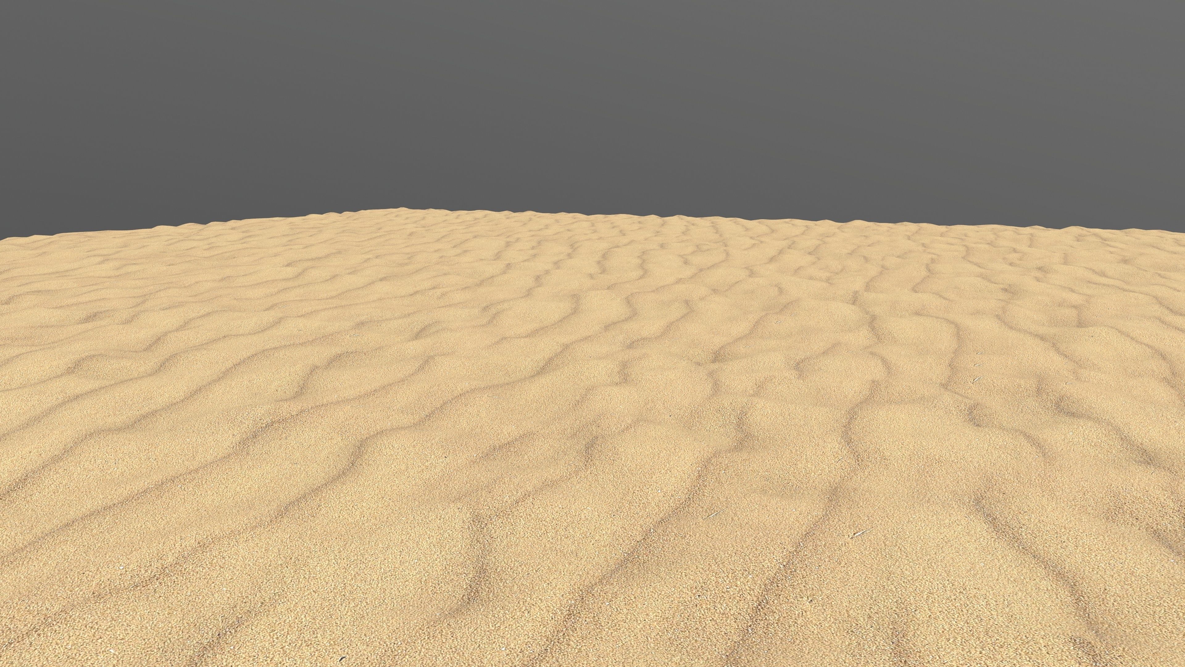 Desert Terrain 3D Model AR VR 3D model_8