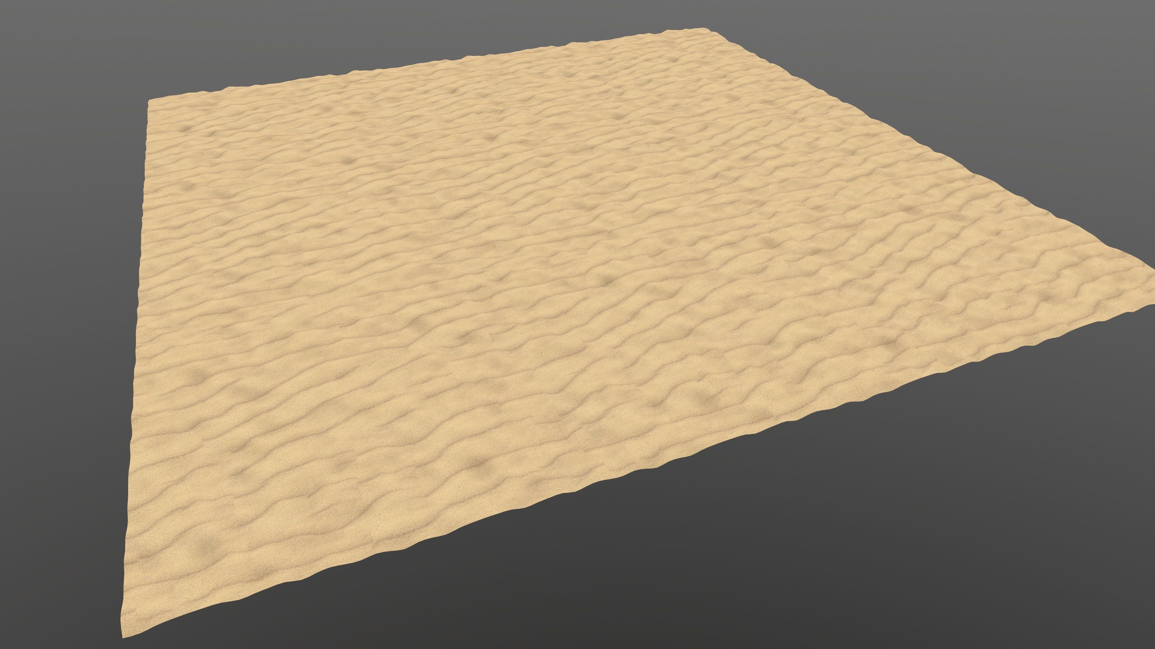 Desert Terrain 3D Model AR VR 3D model_2