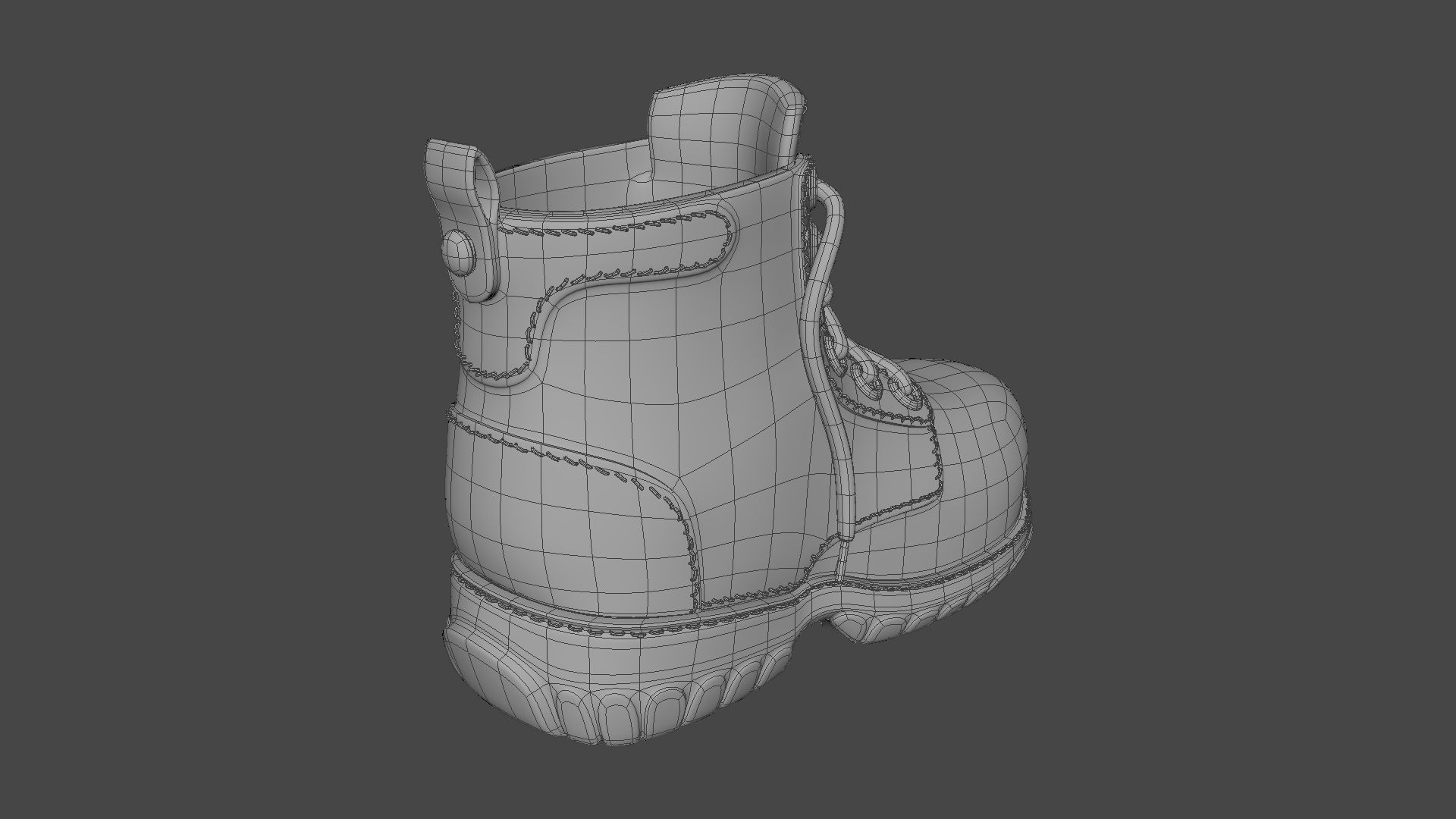 Boot Pen Stand 3D print model_12