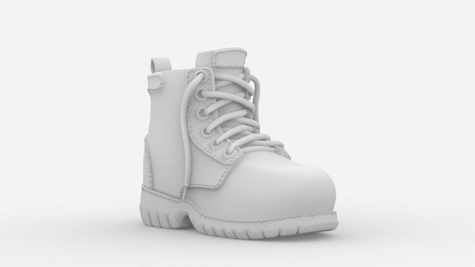 Boot Pen Stand 3D print model_2