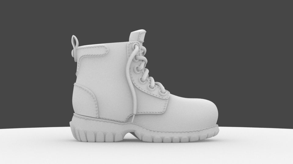 Boot Pen Stand 3D print model_4