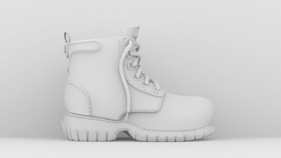 Boot Pen Stand 3D print model_5