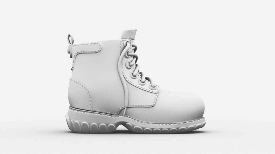 Boot Pen Stand 3D print model_16