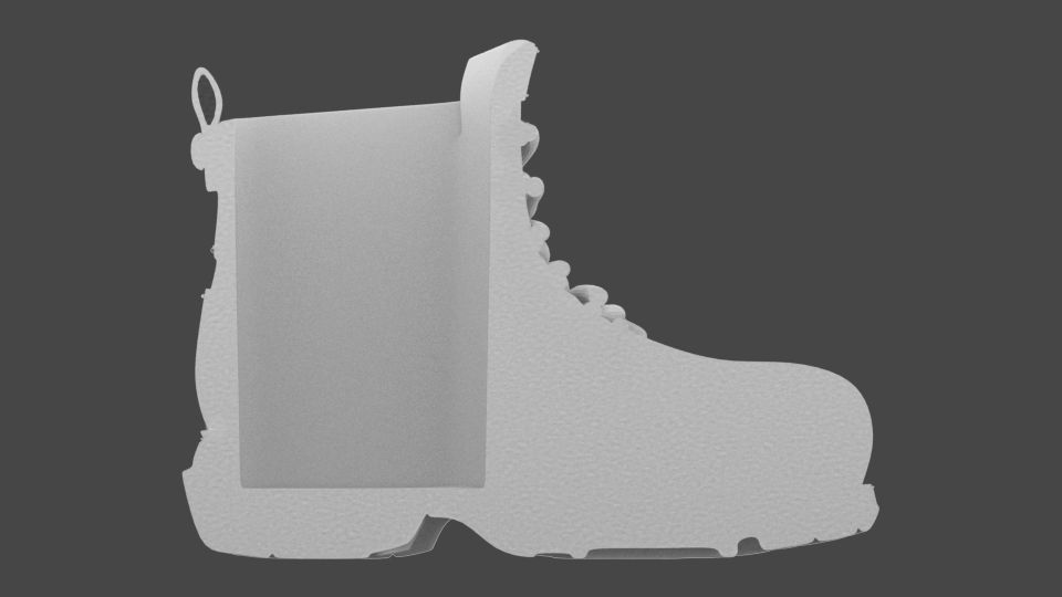 Boot Pen Stand 3D print model_3