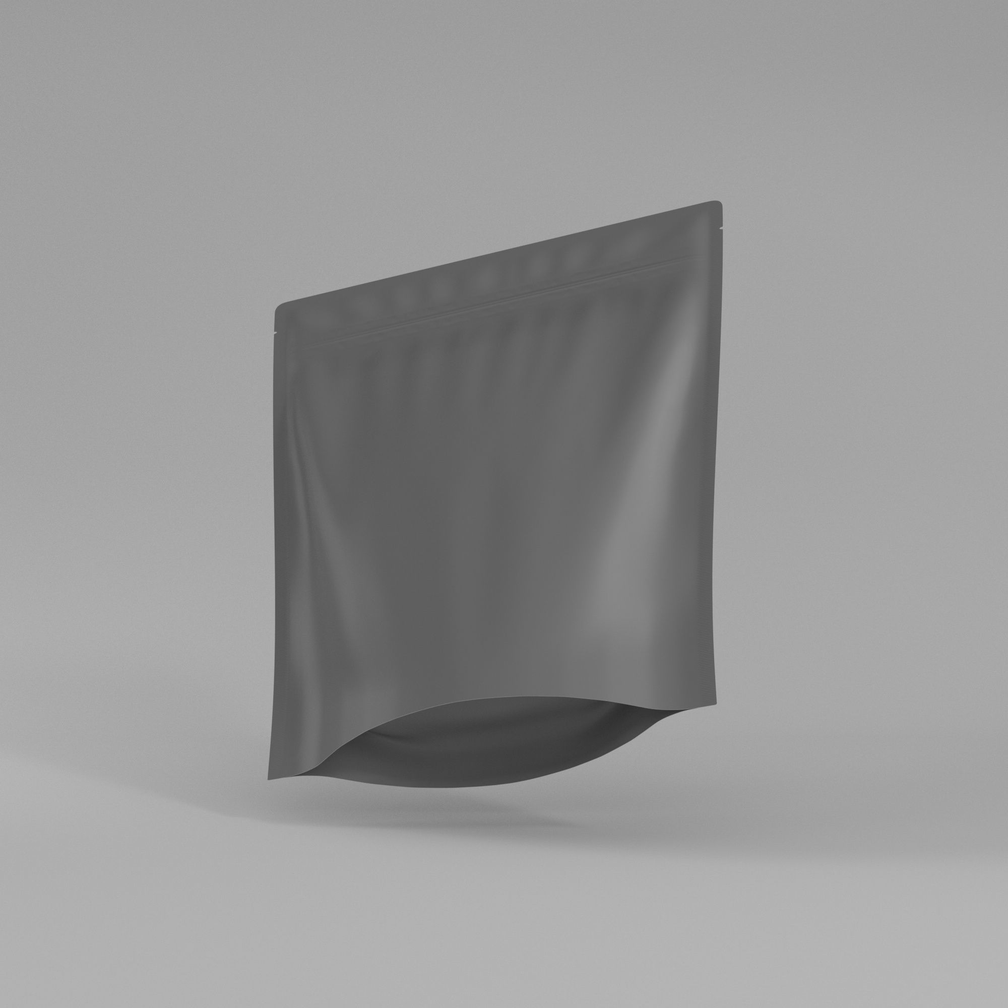 Plastic Bag for food Doy 3D model_1