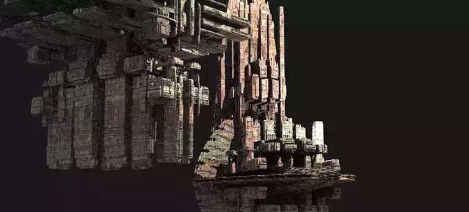 Shiv City Space port ships 2