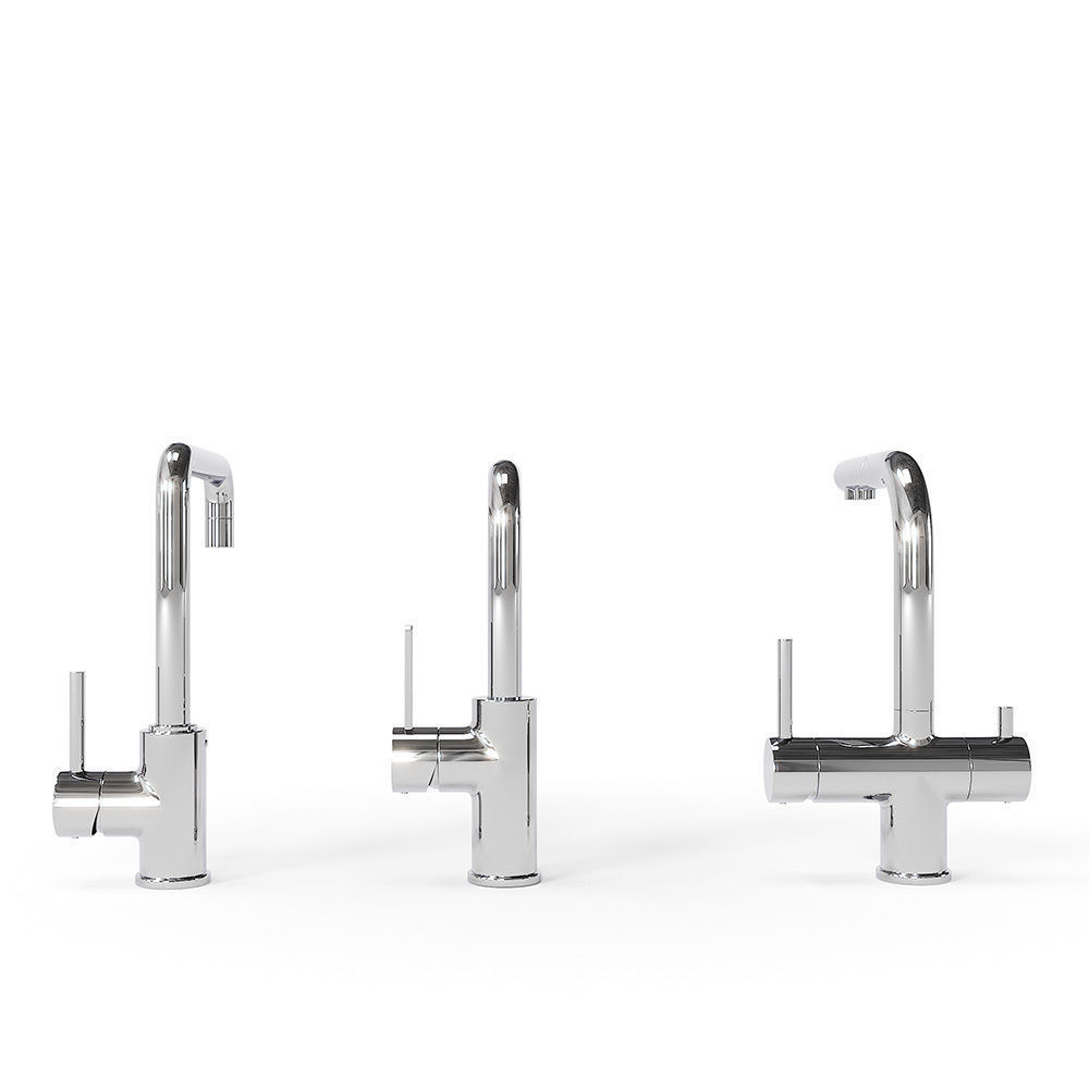 Blanco 3 Mixers Taps Collection 3D model_3