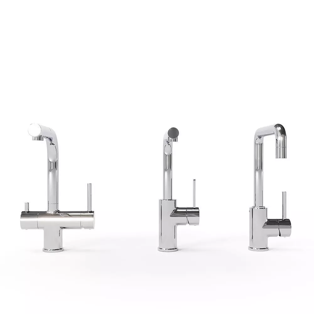 Blanco 3 Mixers Taps Collection 3D model_0