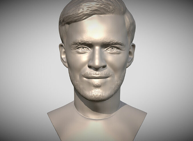 Pewdiepie bust for 3D printing Free 3D print model